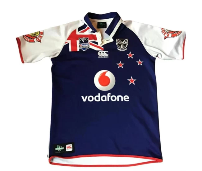 New Zealand Warriors Mens Retro Heritage Rugby Shirt 2011