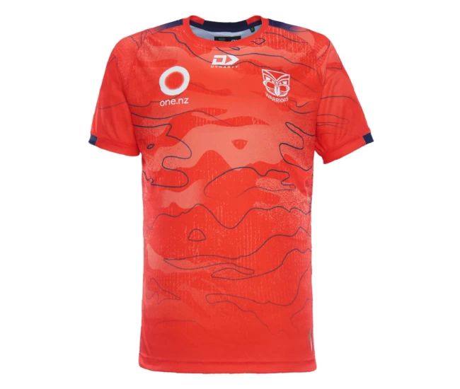 Warriors Men's Orange Training Rugby Shirt 2024