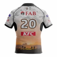 Wests Tigers Mens ANZAC Rugby Shirt 2023