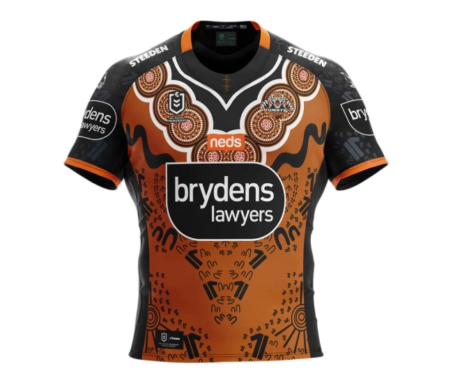 Wests Tigers Mens Indigenous Shirt 2021