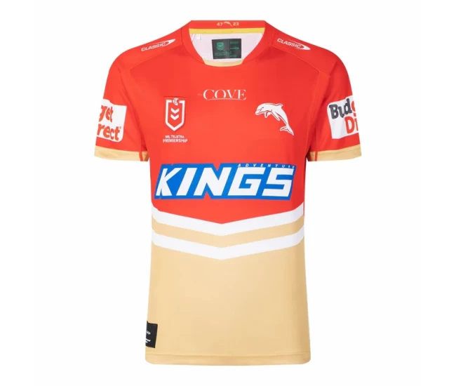 Dolphins Men's Home Rugby Shirt 2023