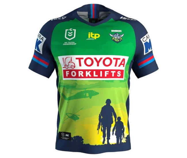 Canberra Raiders Men's Anzac Rugby Shirt 2022