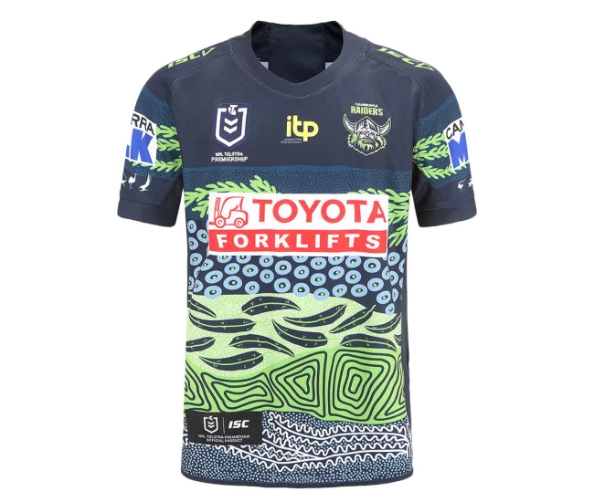 Canberra Raiders Mens Indigenous Rugby Shirt 2022