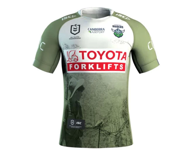 Canberra Raiders Mens ANZAC Rugby Shirt 2025
