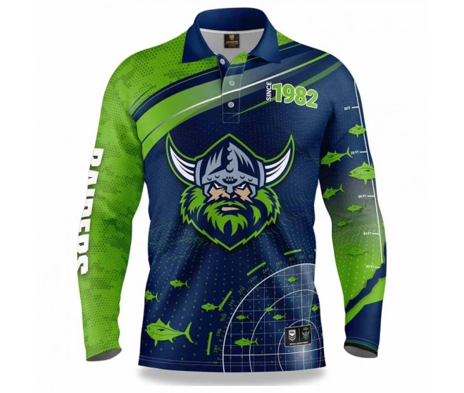 Canberra Raiders Men's Fishfinder Fishing Shirt 2022