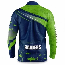 Canberra Raiders Men's Fishfinder Fishing Shirt 2022